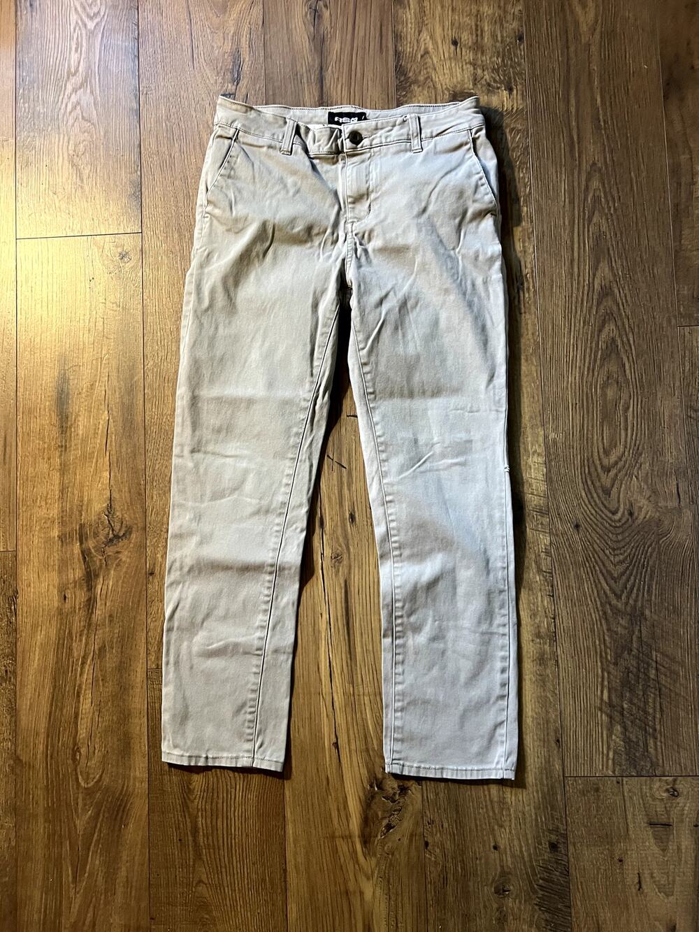 RSQ Men's Slim Stretch Chino Pants Tan Beige Size 30